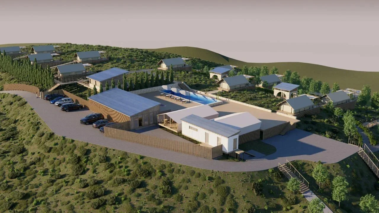Planiranje glamping kompleksa i rasporeda smeštajnih jedinica